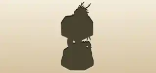 砂時計のシルエット