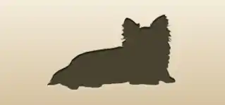 イヌのシルエット