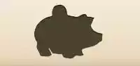 ブタの貯金箱