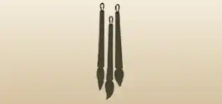 筆のシルエット