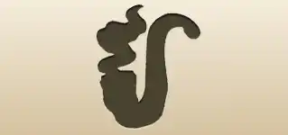 喫煙パイプのシルエット