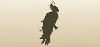 不死鳥のシルエット