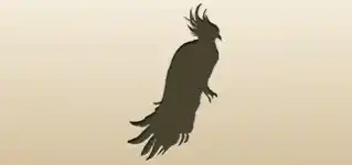 不死鳥のシルエット