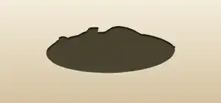 ギョーザのシルエット
