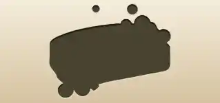 せっけんのシルエット
