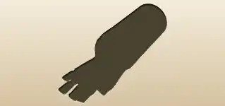 おみくじのシルエット