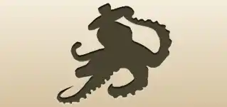 タコのシルエット