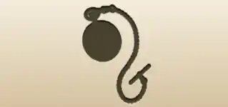 懐中時計のシルエット