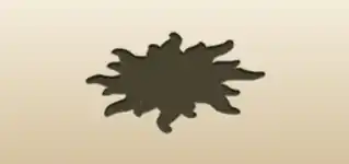 太陽のシルエット