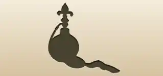 香水のシルエット