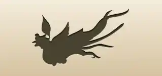 不死鳥のシルエット