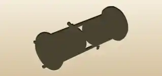 砂時計のシルエット