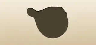 フグのシルエット