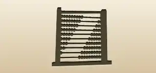 そろばんのシルエット