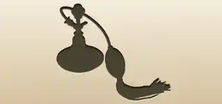 香水のシルエット