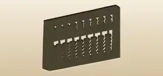 そろばんのシルエット