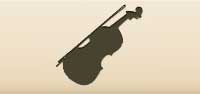 Violin silhouette