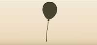 Balloon silhouette