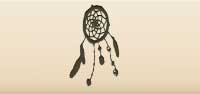 Dreamcatcher silhouette