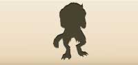 Werewolf silhouette