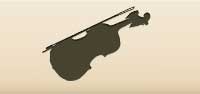 Violin silhouette