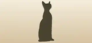 ネコのシルエット