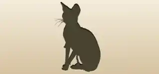 ネコのシルエット