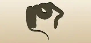 ヘビのシルエット