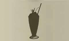 Milkshake silhouette