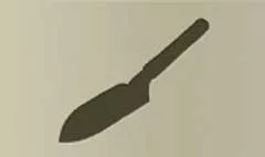 Garden Trowel silhouette