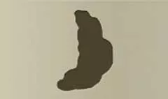 Croissant silhouette