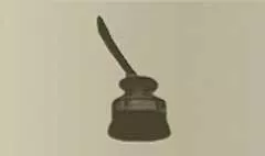 Inkwell silhouette