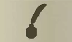 Inkwell silhouette