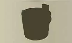 Wooden Bucket silhouette