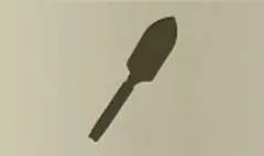 Garden Trowel silhouette