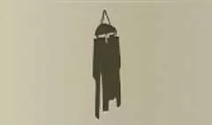 Wind Chimes silhouette
