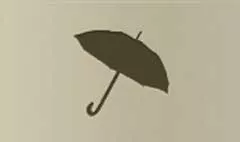 Umbrella silhouette