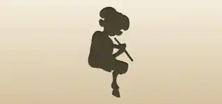 Satyr silhouette