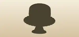Cake silhouette