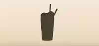 Milkshake silhouette