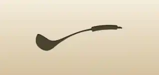 Ladle silhouette