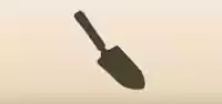 Garden Trowel silhouette
