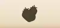 Strawberry silhouette