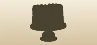 Cake silhouette