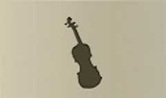 Violin silhouette