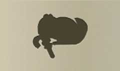 Chipmunk silhouette