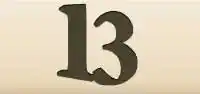 Number 13
