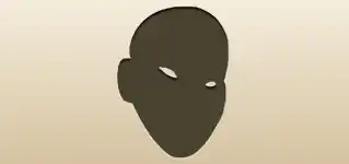 Mask silhouette