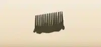 くしのシルエット