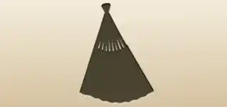 Hand Fan silhouette